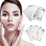 Under Eye Gel Pads 100 Pairs Under Eye Patches Isolation Eyelash Extension Pads Lint Free Beauty Mask Tool Makeup for Pro Salon and Individual