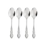 Oneida 2766004E Dover Fine Flatware Teaspoons, Set of 4