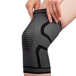 Pure Health Knee Support Brace Compression Sleeve for Arthritis, Joint Pain, Ligament Injury, Meniscus Tear, ACL, MCL, Tendonitis, Pain Relief (Pack 1 Large)