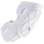 Norespnea Baseball Elbow Guard, Baseball Elbow Guard Youth/Adult, Elbow Pads for Softball/Baseball, Baseball Protective Gear, Softball-Baseball Elbow Guard-White(X/L)