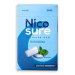 Nicosure Nicotine Gum-2Mg Pack Of 9-72Gums Tobacco Control Aid Spearmint Flavour Doctors' Preference Aids In Quitting Tobacco Low Throat Irritation Long-Lasting Flavour Tobacco Cessation Sugar-Free