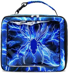 FunnyGifts Kids Lunch Box for Boys Insulated Lunch Bag for 4-6-8-10-12 Kids For Back to School Reusable Freezable Small Cooler Bag Snack Bag for Elementary Kindergarten Primary School