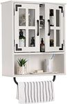 RUSTOWN Wood Wall Storage Cabinet w