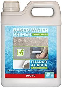 PECTRO Fijador al agua 1000ml - Imprimacion pintura paredes - Selladora acrílica para fijar la pintura en superficies porosas, pintadas o de obra nueva - Adherente antihumedad