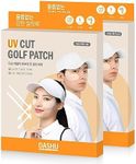 DASHU Daily Sunshield Golf Patch 10 pairs (2 Bundle Pack) Korean Skin Care Easy Peel Off Cooling Gel Patches | Age Defying Sun Shield Peptide Patch