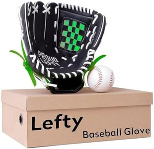 Left Handed Baseball Glove for Kids, Entry-Level Left Handed Baseball Glove, Durable Lefty Tball Gloves for Kids Youth Training. 11.5in, Age 7-11