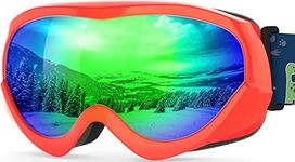 OutdoorMaster Kids Ski Goggles, Snow Goggles for Boys & Girls with 100% UV Protection - VLT 18%