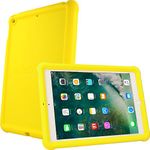 TECHGEAR Bumper Case fits iPad 9.7" 6th Generation 2018 / 5th Generation 2017, Rugged Shock Proof Soft Silicone Protective Easy Grip Case + Screen Film - Kids & School Friendly Case