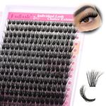 FADLASH Cluster Lashes Individual Lashes Large Tray 100D 0.07 D Curl Mix8-16mm Wispy Russian Lashes Cluster 3D Fluffy Individual Lash Extensions(100D-0.07-D, 8-16mm)