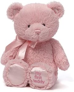 Baby GUND My First Teddy Bear Stuffed Animal Plush, Pink, 10"