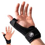 Bionix Thumb Support for Arthritis - Hand & Wrist Brace for Trigger Thumb, De Quervain's Tenosynovitis, Tendonitis, Carpal Tunnel, Injuries & Pain - Breathable Thumb Splint Left & Right Hand Support