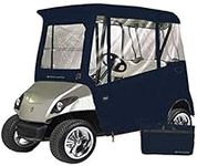 Eevelle Greenline 2 Passenger Yamaha Drive Golf Cart Enclosure, Heavy Duty Vinyl Backed 300D