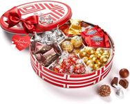 Valentine’s Day Chocolate Gift Basket - Luxury Brand Chocolate Box for Couples & Families by On Occasion