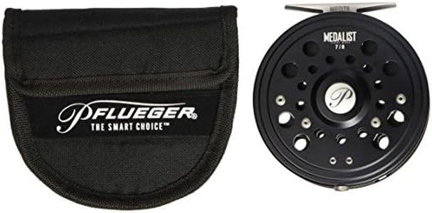 Pflueger Medalist Fly Reel, Size 44385 Fishing Reel, Right/Left Handle Position, Corrosion-Resistant, Aluminum Spool, Click & Pawl System