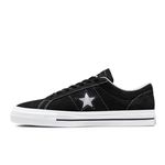 Converse Mens Low top Cons One Star Pro Suede Comfort Insole Black Sneakers