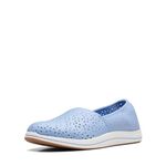 Clarks CloudSteppers Women's Breeze Emily Loafer, Lavender Synthetic, 11 Wide US