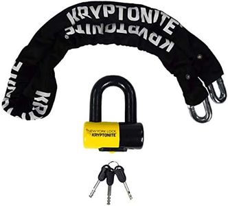 Kryptonite New York Legend 1515 15mm Chain & New York Lock 15mm Bicycle Motorcycle Disc Lock