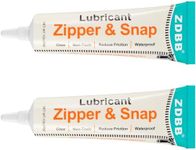 ZDBB Zipper Lubricant for Zipper Snap Silicone Grease with PTFE 1oz,2 Pack