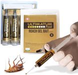 Ultimatum Pest Roach Gel Bait, 4 Pack - Powerful Roach Killer Indoor Infestation and Pest Control - Cockroach Killer Indoor Home, Roach Killer for Homes and Businesses, Roach Bait for All Spaces