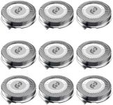 HQ8 Replacement Heads Compatible With Philips Norelco Aquatec Shavers, 9-Pack