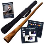 Australian Treasures - Mahogany didgeridoo 150cm including online course Didgeridoo & Circular breathing