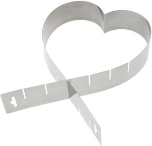 Westmark Molde en forma de corazón, Ajustable, Sin base, Acero inoxidable, Plata, 31342270