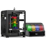 Creality K2 SE Combo 3D Printer, Support Multicolor Printing with CFS, 500mm/s High-Speed Printing, Auto Leveling, Vibration Control, Compact Desktop Upgrate 3D Printer, Print Size 220x215x245mm