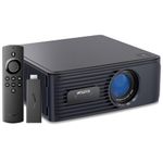 WZATCO Alpha X with FTS, Ultra Bright 910 ANSI, 700 ISO Native 1080P Fully Automatic 4K HDR Projector for Home, (Intelligent OA + Screen Fit), ARC, Android TV, BT 5.1, WiFi 6, 2GB 32GB