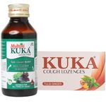 Multani Kuka Cough Combo | Kuka Cough Syrup & Kuka Cough Lozenges | Relief From All Types Of Cough & Throat Issues | Relief Against Cough & Cold | Natural Cough Formula | Throat Soothing Remedy|2 Pack