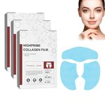 Skynpure - Pure Collagen Films, Collagen Mask Korean, Collagen Mask for Face, Korean Technology Soluble Collagen Film, Highprime Collagen Film Face Mask, for Forehead and Cheeks (3 Box)