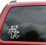 Grateful Dead Jerry Bear Rock Band Car Window Vinyl Decal Sticker | 5.5 in Tall