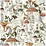 MILEPER Mushroom Wallpaper Peel and