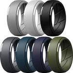 ThunderFit Silicone Rings for Men, 