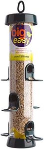 Hanging Bird Feeders for Small Birds - Jacobi Jayne® Bigeasy™ Small Seed Bird Feeders for Wild And Garden Birds - Squirrel-Resistant Bird Feeder with Built in Hanging Ring.