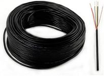 ALEKO LM15025FT Black Stranded Wire - 5-Core - 25 Feet