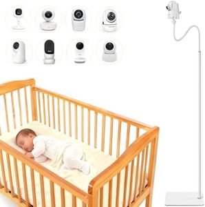 iTODOS Baby Monitor Floor Stand Holder for Infant Optics DXR-8 Pro,Motorola, Arlo,VAVA,Owlet,Vetch Baby Monitor,Keep Baby Away from Touching,More Safety