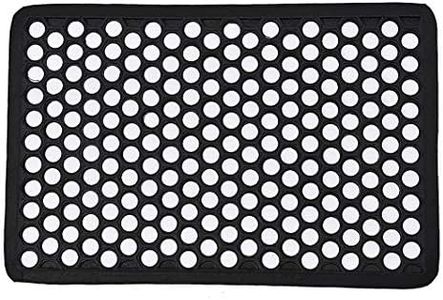 Ultimate Entrance Front Door Mat HAROLD for Outdoor Enthusiasts - Weather-Resistant & Durable Rubber Rug - Non-Slip Entryway Doormat -24x16 Inches- Perfect for Camping Trailers, RVs, and Outdoor Areas