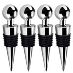 Bridge2shopping Stainless Steel Wine Bottle Stopper Pack 4