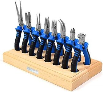 Jewelry Pliers 8Pcs Set, Jewelry Making Tools, Mini Precision Pliers Kit with Wood Pallet, Needle Nose Pliers, Wire Cutters, Diagonal Pliers etc. Pliers for Jewelry DIY Crafting Beading Repairing