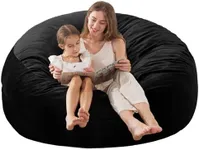 EDUJIN 5 ft Bean Bag Chair: 5' Larg