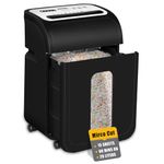 Paper Shredder for Home Office, 14-Sheet 60-Mins Micro Cut Shredder with US Patented Blade,Shred Card/CD/Clip/Staple, for Home Use Heavy Duty, AUTO Jam Proof, 20 Litres Pullout Bin