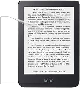 MoKo 2-Pack Screen Protector for Kobo Clara Colour 6" 2024/Kobo Clara BW 6" 2024/Kobo Clara 2E 6" 2022, Anti-Glare Premium PET Protective Film Full-Coverage Matte Screen Protector