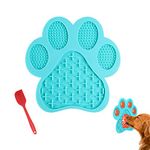 Dog Licking Mat for Anxiety Peanut Butter Slow Feeder Dog Bowls Dog Lick Mats with Strong Suction to Wall for Pet Bathing,Grooming,and Dog Training