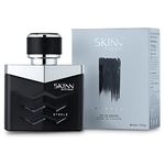 Skinn By Titan Steele Long Lasting Edp For Men - 50 Ml | Perfume For Men | Eau De Parfum For Men | Men's Cologne | For Daily Use | Grooming Essentials, Wood, Spray