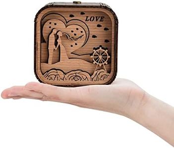 Miss Li Garden Hand Craft Music Box, Handmade Gift, Various styles, Best Gift for Lover, Friends on Festivals, Anniversaries (Can’t Help Falling in Love)