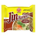 Ottogi Jin Ramen Korean Style Instant Noodles Chicken Flavor 110g, Pack of 1, The Product of Korea