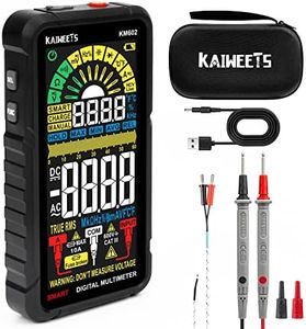 KAIWEETS 6000 Count Multimeter, True RMS Automatic Range Rechargeable Digital Multimeter, Smart Ammeter Voltage, Current, Resistance, Continuity, Frequency Meter, Circuit Tester