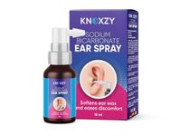 Knoxzy Sodium Bicarbonate Ear Spay, Ear Wax Remover for Clogged Ear Relief and Swimmer s Ear 10ml x 3 (Package May Vary)