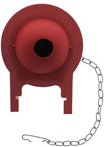 Essential Values Toilet Flapper Replacement, 3-Inch Toto Stopper - Rubber Toilet Tank Flap with Chain and Hook, Toilet Flapper for G-Max, Thu499s, Thu331s, Thu175s & 2021bp Toto Toilet Models