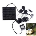 Ocamo Solar Powered Fountain Pump, Highly efficient 7V Energy-Saving Submersible Solar Water Pumps for Garden Pond